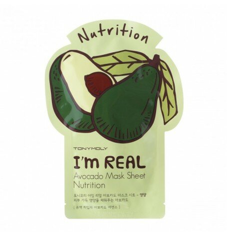 Tony Moly - I'm Real Avocado Mask Sheet - Nutrition Tony Moly - I'm Real Avocado Mask Sheet - Nutrition